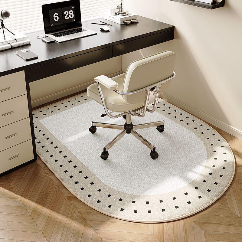 Anti-slip Carpet for E-sports Swivel Chair Study Offices Floor Cushion Foot Mat Fashion Carpet Irregular Living Room Decoration