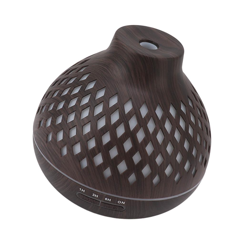 400ml Aromatherapy Humidifier Onion Wood Grain Aroma Humidifier Colorful Light Ultrasound Essential