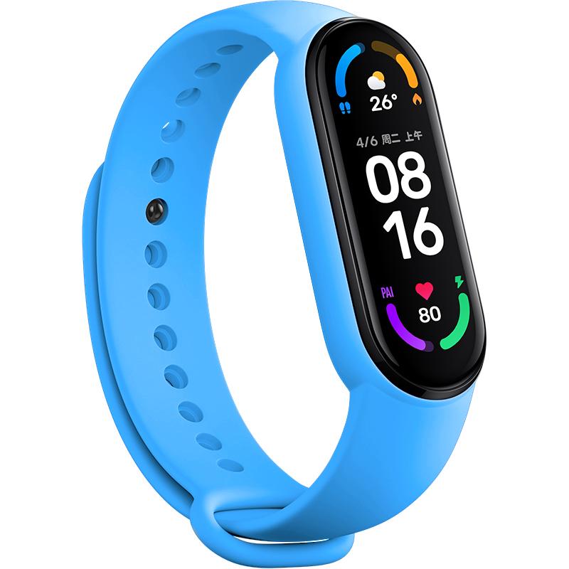 Strap for Xiaomi Mi Band 6 7 Bracelet Sport Silicone Watch Wristband Miband Band6 Band4 Correa For Xiaomi Mi Band 3 4 5 7 Straps