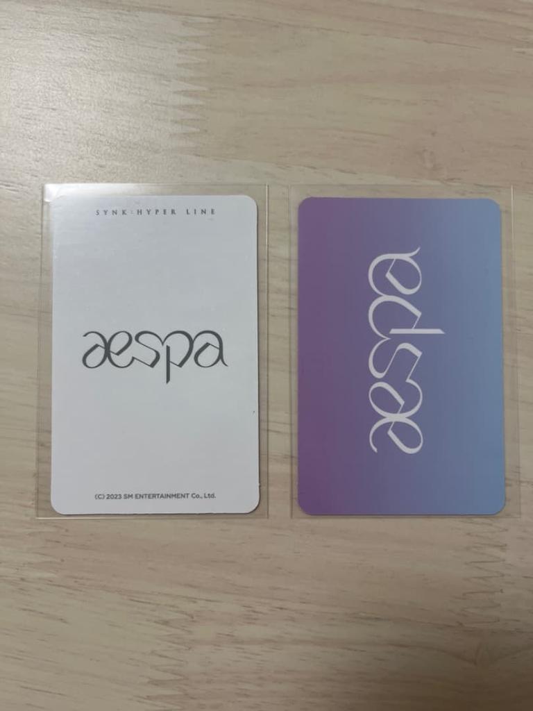 [USED] aespa NinNin SYNK HYPER LINE MD