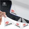 2Pc Car Door Corner Cover Anti-Scratch Protection Sticker Styling for Toyota TRD GR Auris Rav4 Yaris Hilux Corolla Prius Avensis Emblem