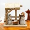 Menschen Weihnachtskrippe Camino Crafts Heimdekoration Skulptur Dekorationen Kreative Harzgeschenke