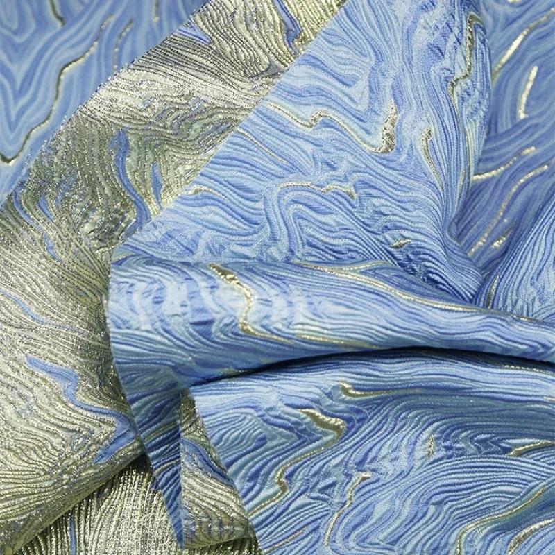 Žakárová látka 100x150 Olejomalba Brokátová vazba Oděvní návrhář Oděvy Šicí látka Velkoobchod Metráž Látka DIY Materiál