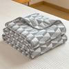 3-Layer Summer Quilt - Lightweight Multi-Functional Yarn (Thin Blanket/Bed Sheet, All-Season Comfort)
