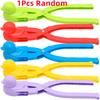 Outdoors Snowball Clip Snow Grasping Clamps Tool Multi-Shape Cartoon Snowballs Grabber Throw Snow Ball Sports Toys Kids Gift