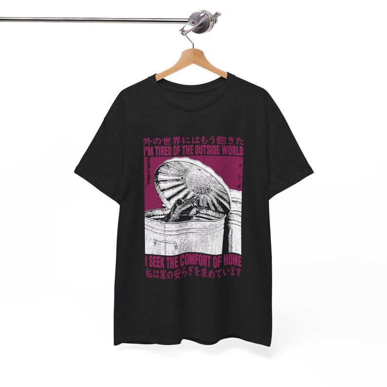 I Seek The Comfort of Home Vintage Raccoon T-Shirt, Unisex Tee