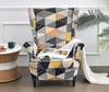 Armchair Cover Geometric Patterns Elastic [22Ew12]