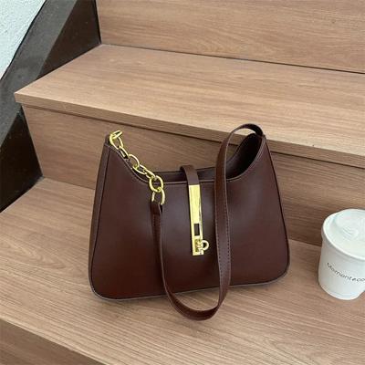 Borsa a tracolla di lusso in pelle PU per donna, casual, tinta unita, design, borsa di marca, pochette shopper alla moda 2025, borse da donna