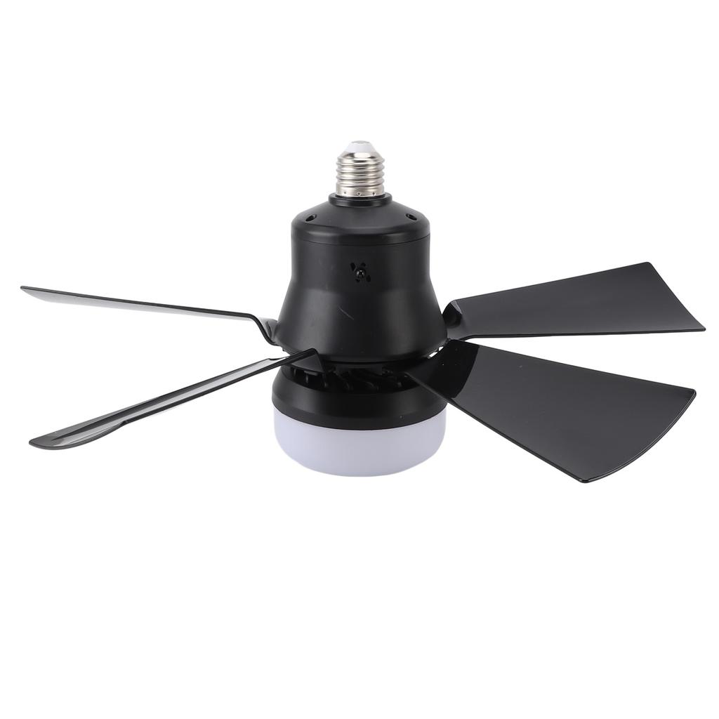Ceiling Fan Light Dimmable 3 Color Temp 3 Wind Speed 1H 2H 4H Timer E26 Small Fan Lamp with Remote for Bedroom Kitchen