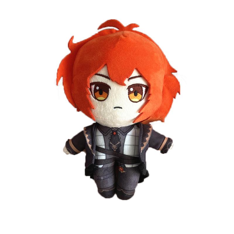 Anime Game Genshin Impact Diluc Plush Doll Toy Game Cute Soft Stuffed Pillow Adult Children Christmas Gifts 20Cm