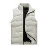 New Down Vest Men's White Duck Down Winter Coat Thickened Warm Waistcoat Vest Men's Korean Version
