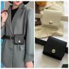 Korean Style Women Waist Bag PU Small Card Bag Portable Women Belt Bag  Women