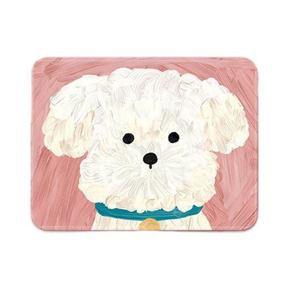 

Коврики для клавиатуры Коврик для мыши с собакой Настольный коврик Коврик для клавиатуры Креативный мультяшный коврик для мыши Компьютерные аксессуары white dog