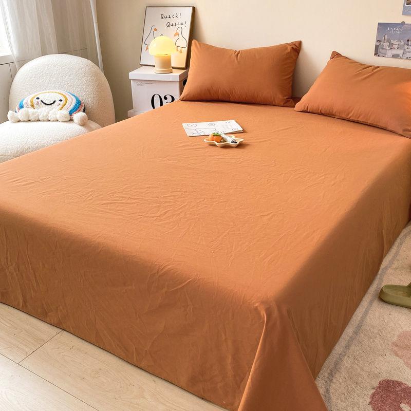 1.5m Single Bed Cotton Sheet & Pillowcase Set, Fitted for Dorms - Winter Edition