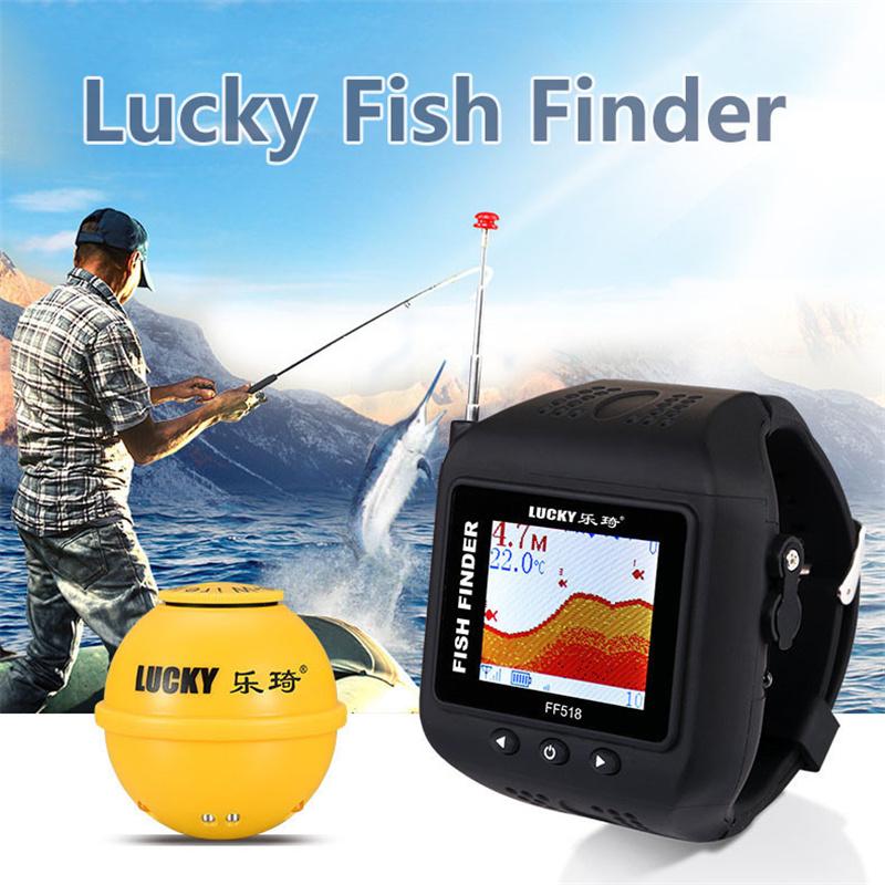 Lucky Watch-style Wireless Sonar Fishing Detector Outdoor Gear Fish Finder Fishing Enthusiasts Essential for Fishermen