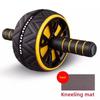 Klassisches Workout Bauchmuskelroller Rad Bauch Home Fitness Übung Bauchrad Rolle Bauchformer mit Kostenloser Knieauflage