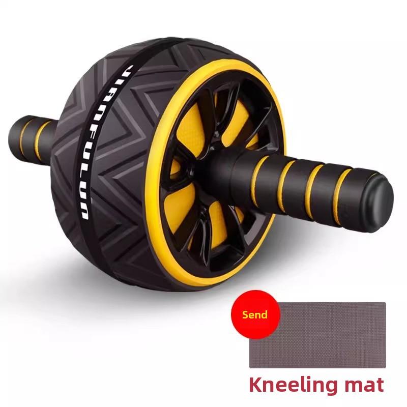 Klassisches Workout Bauchmuskelroller Rad Bauch Home Fitness Übung Bauchrad Rolle Bauchformer mit Kostenloser Knieauflage