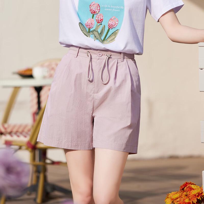 Women's Summer High-Waist Drawstring Casual Shorts