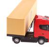 1:36 Diecast Alloy Truck Toy Container Pull Back With Light Transport Vehicle