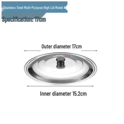 Zhaoran Thickened Stainless Steel Round Pot Lid