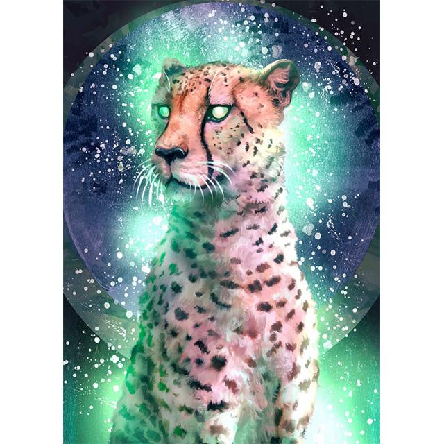 Fantasy Animals Water Fire Elemental Fusion Prints Poster Canvas Painting Modern Wall Art Picture Living Room Bedroom Home Decor