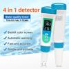 Digital Salinity Meter Function 4 In 1 TDS/EC/SALT/TEMP Detector Precision Water Conductivity Tester Pool Water Salinometer