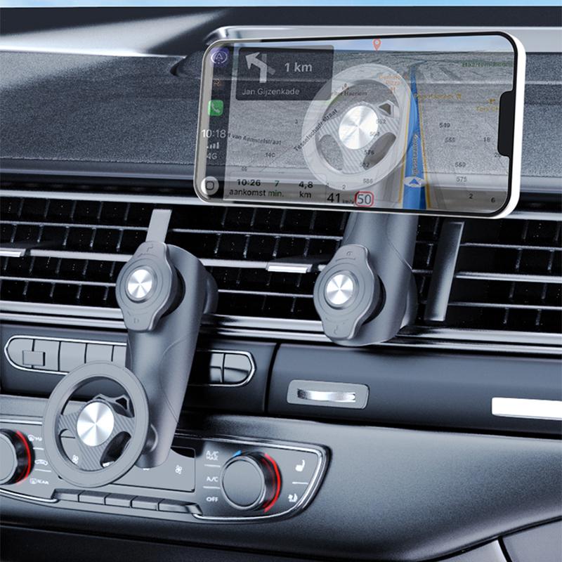 

C23-8B Rotating Magnetic Car Phone Mount Multifunctional Air Vent Phone Holder