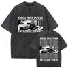 Vintage Washed Don Toliver Octane Tour 2026 Merch T Shirt Mens Rap Punk Gothic Short Sleeve Tshirt Hip Hop Loose Clothing Tees
