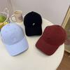 American Retro Simple Letter Embroidered Baseball Cap Female Spring And Summer Face Small Soft Top Cap Male