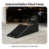 Automotive Wheel Chock Portable Triangular Wedge Impact-Resistant