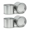4Pcs/Set Portable Multipurpose Round Mini Seal Metal Tea Can Tinplate Stretch Candle Can Canisters Candy Jar Aromatherapy Box