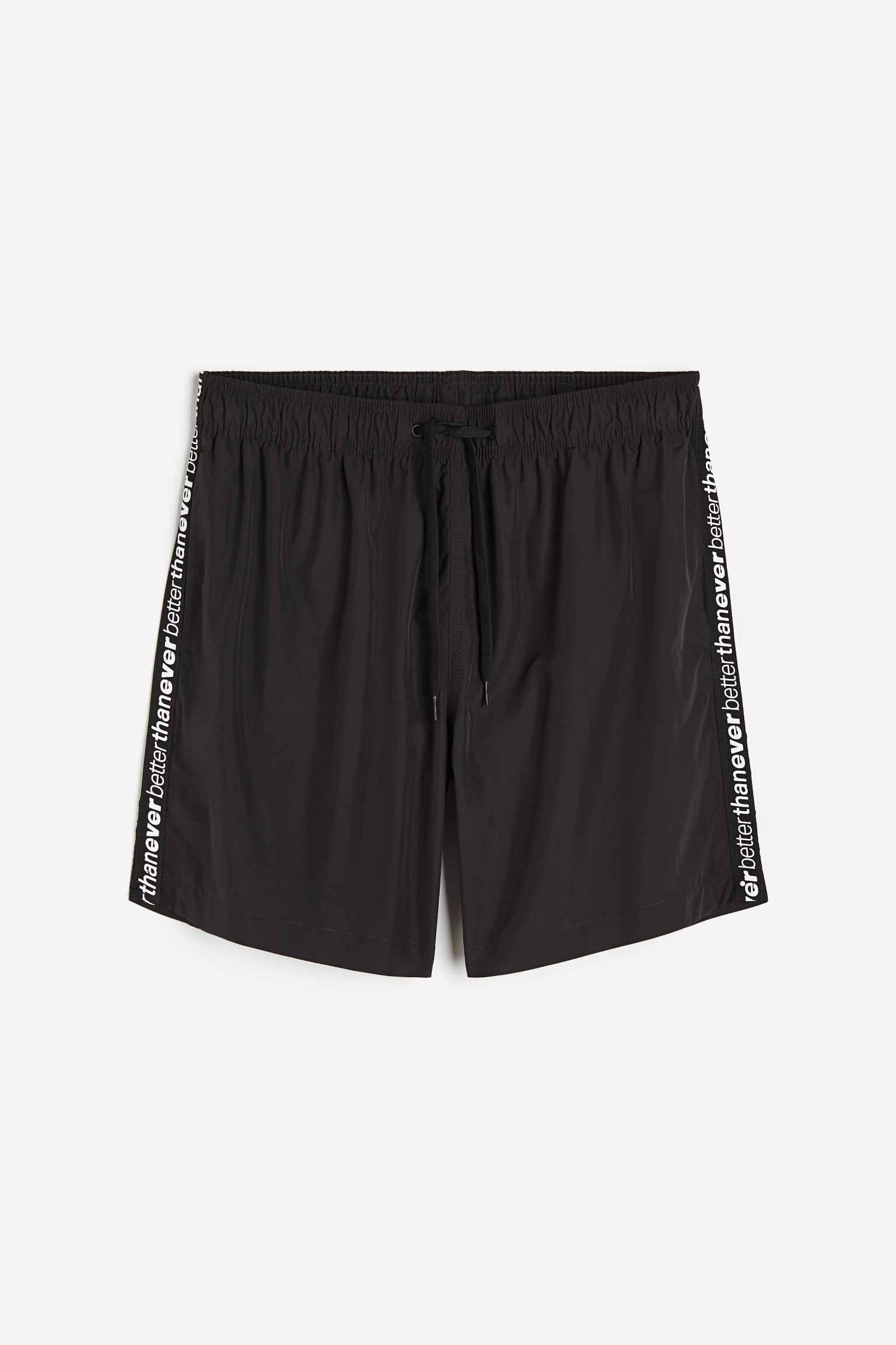 

Side-stripe swim shorts