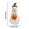 Halloween Figurines Spooky Resin Ghost Animal Statue Halloween Decorations Table Centerpieces for Mantel Haunted House Walkway