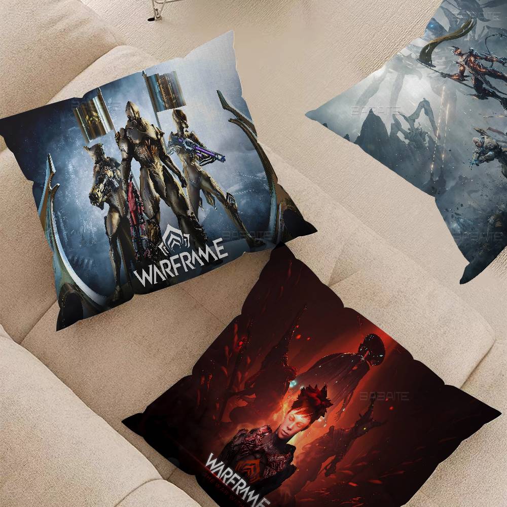 Warframes Gamer Pillowcase Toon Gift Cushion Cover Bedroom Home Sofa Chair Seat Decor Pillow Case