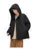 Men's 2025 Stylish Solid Color Hooded Windproof Down Jacket