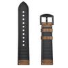 Curea de mână din silicon acoperită cu piele naturală pentru Huami Amazfit GTR 47mm