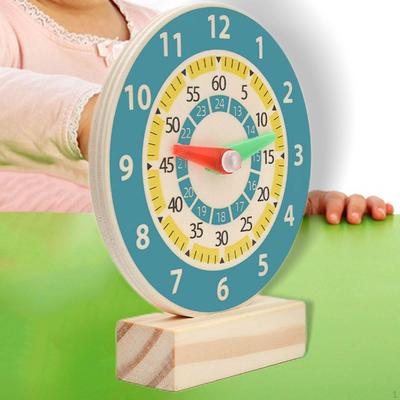 Uhrzeit lernen Spielzeug Vorschule Lernen Frühpädagogisches Spielzeug, für Kinder Feiertagsgeschenke