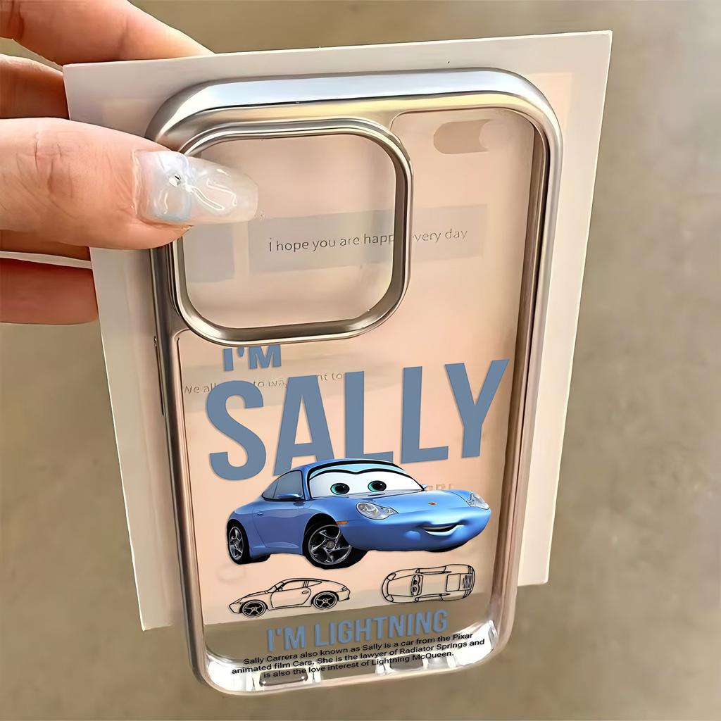Cars L-Lightning M-McQueen Phone Case for iPhone 17 16e 16 15 14 13 12 11 Pro Max X XR Air Plus Luxury Clear Soft Back Cover