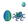 3D Printed Octopus with Eggs Figurine with Flexible Joints for Home Accessories Decor Mysterious Realistic Octopus Figurine Toy