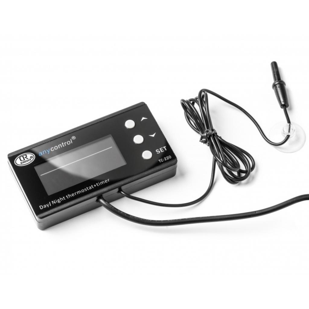 Ringder DTC-120 - Thermostat with Dimming, Day/Night Mode and Timer for Terrarium