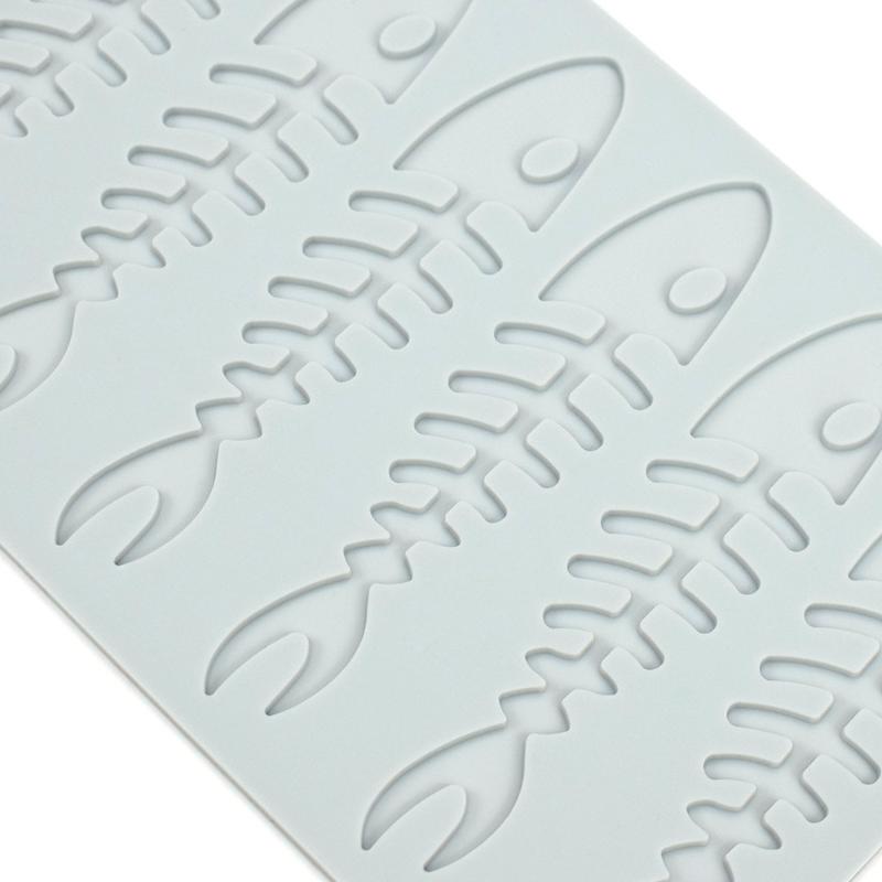 Multi-Skull Fish Bone Silicone Cake Mold Baking Lace Decorating Tool For Cake Borders Kitchen & Baking Accessories Mold