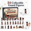 Advent Calendar with Guard Theme and 2D Flat Acrylic Hanging Ornaments