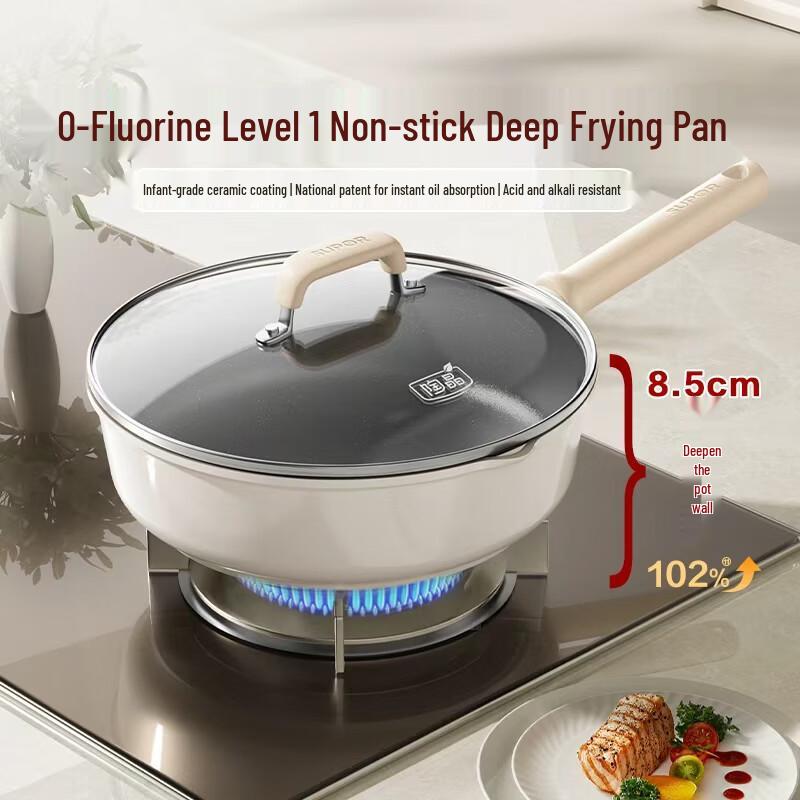 SUPOR Deep Titanium Ceramic Non-stick Frying Pan