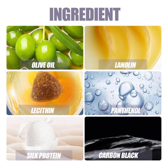 3D Waterproof Curling Mascara Long Lasting No Flaking Smudge-Proof Washable Brush Head Thick Lashes Mascara