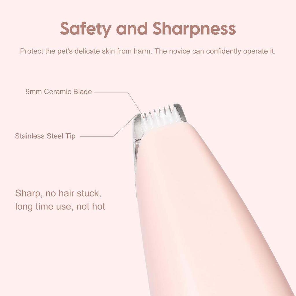 Electric Pet Long Endurance Shaver Rechargeable Low-noise Cat and Dog Universal Hair Push Foot Hair Repair Tool