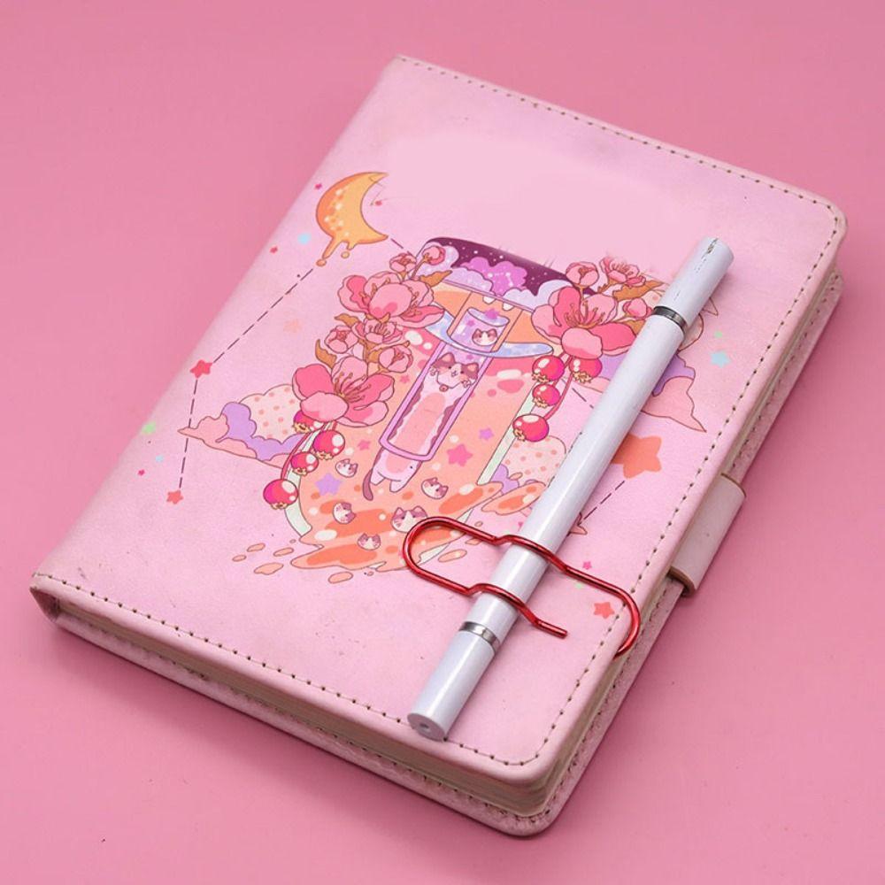 10pcs Colorful Pen Holder Document Clips Bookmarks Stationery Paper Clips  Journal