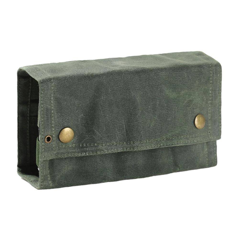 

Durable Canvas Spice Bottle Bag Foldable Portable Seasoning Jar Holder 9 Pockets Spice Bottle Storage Bag Camping зелёный