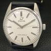 VINTAGE ENICAR STAR JEWELS HAND-WINDING SWISS MENS WHITE DIAL WATCH a703783-1 R213e-a703783
