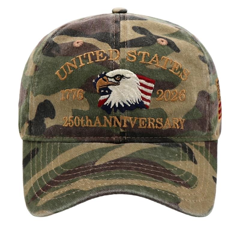 Breathable Baseball Cap For Outdoor Activities 250th Anniversary Of American Independence Lightweight Design