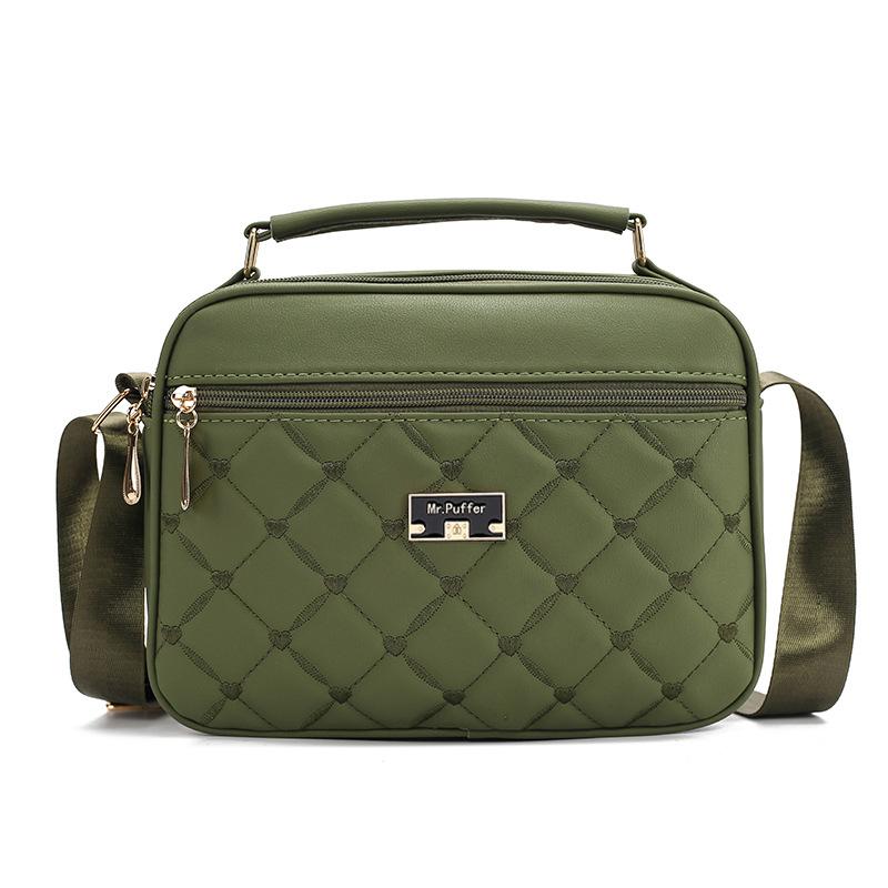 Modna Damska Torba Nowy Styl Diamentowa PU Torba Crossbody Wszechstronna Mała Torba Damska Torba na Ramię